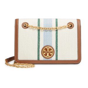 TORY BURCH Carson Striped Convertible Shoulder Bag